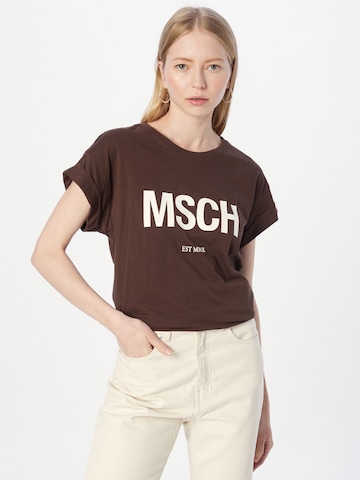 MSCH COPENHAGEN Shirt 'Alva' in Brown: front