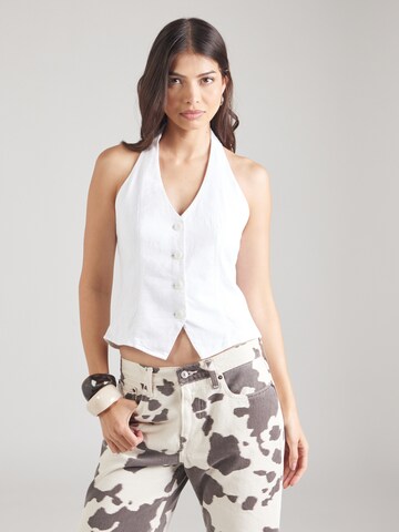 Camicia da donna di HOLLISTER in bianco: frontale