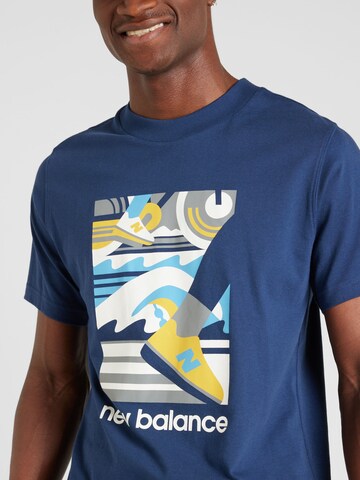 new balance T-Shirt 'Triathlon' in Blau