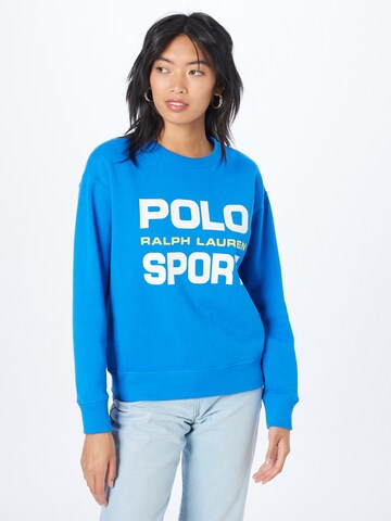 Polo Ralph Lauren Sweatshirt in Blauw: voorkant