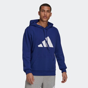 ADIDAS PERFORMANCE Sport sweatshirt i blå: framsida