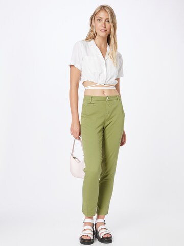 UNITED COLORS OF BENETTON Regular Pantalon in Groen