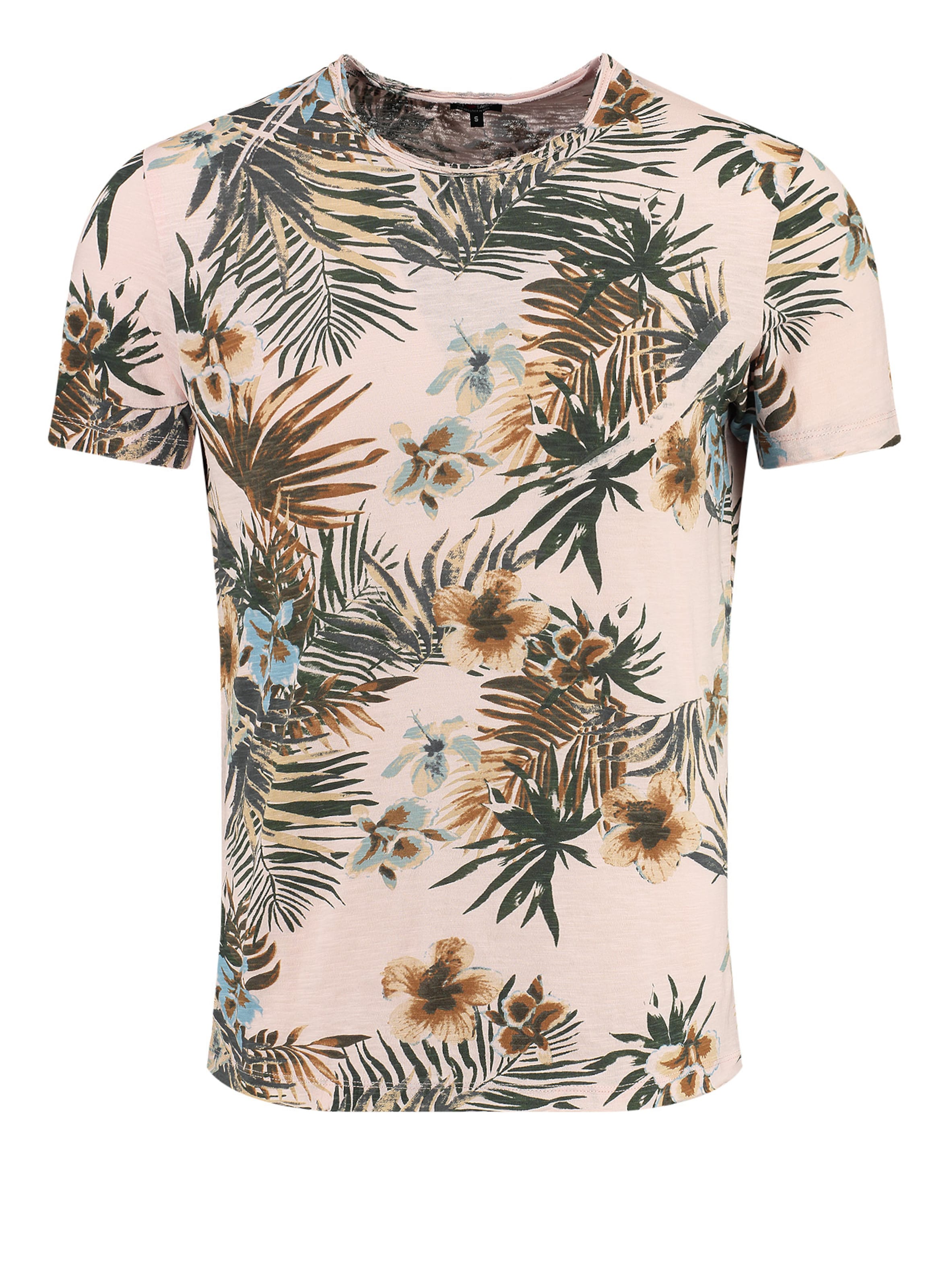 Key Largo Футболка 'PLAYA' в Ярко-розовый: спереди