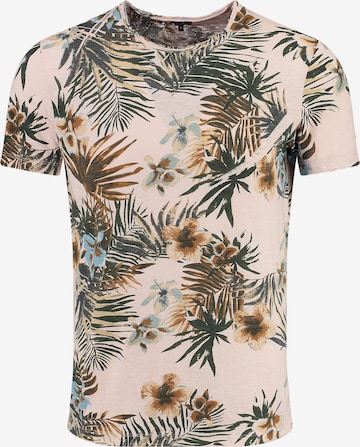 Key Largo - Camiseta 'PLAYA' en rosa: frente