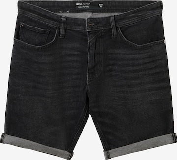 TOM TAILOR DENIM Regular Jeans i svart: framsida