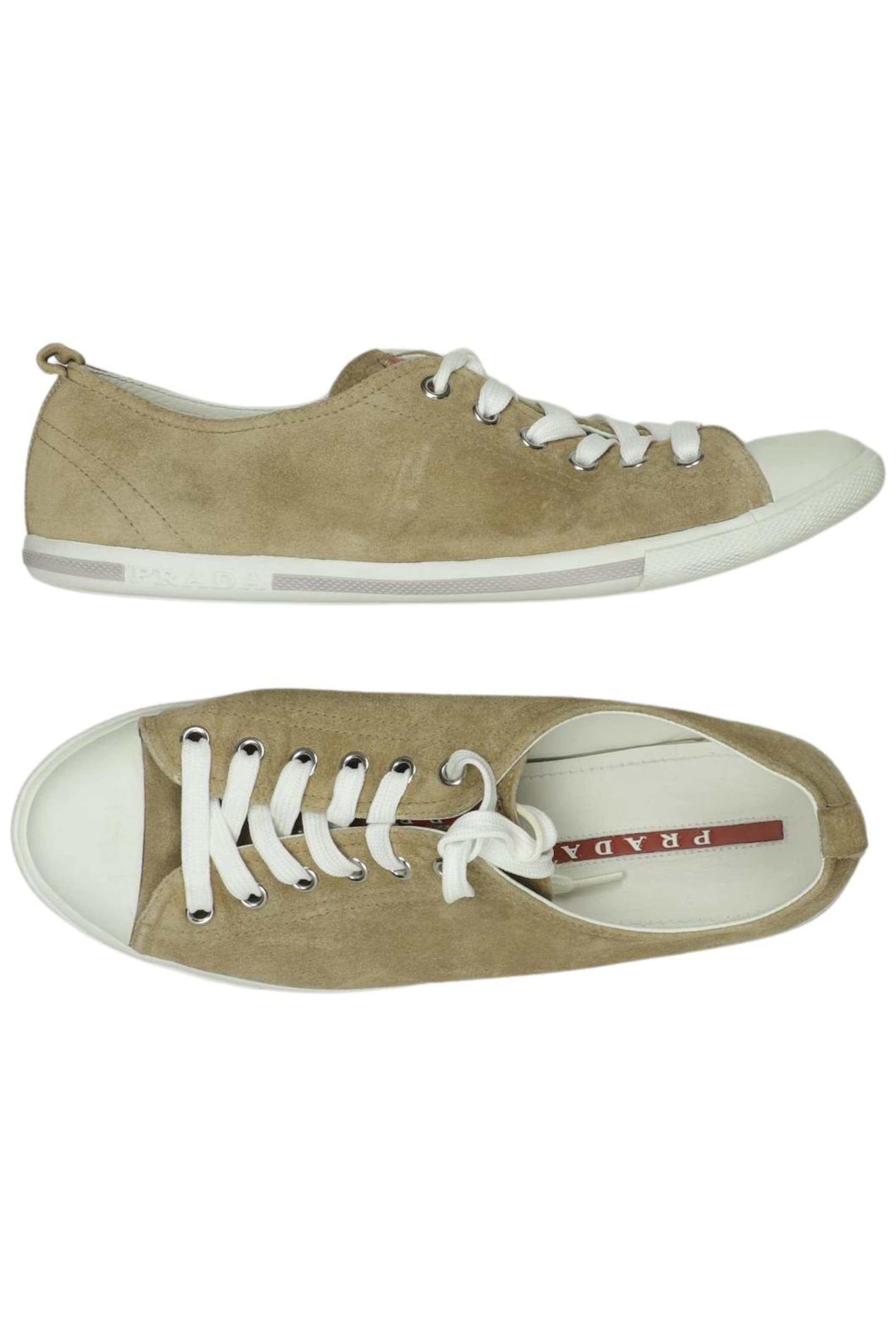 PRADA Sneaker 39,5 in Beige: Vorderseite