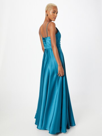 mascara Evening Dress in Blue