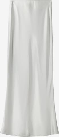 Bershka Skirt in Silver: front