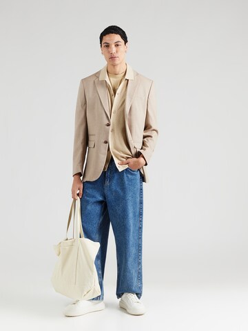 Karl Lagerfeld Regular fit Button Up Shirt in Beige