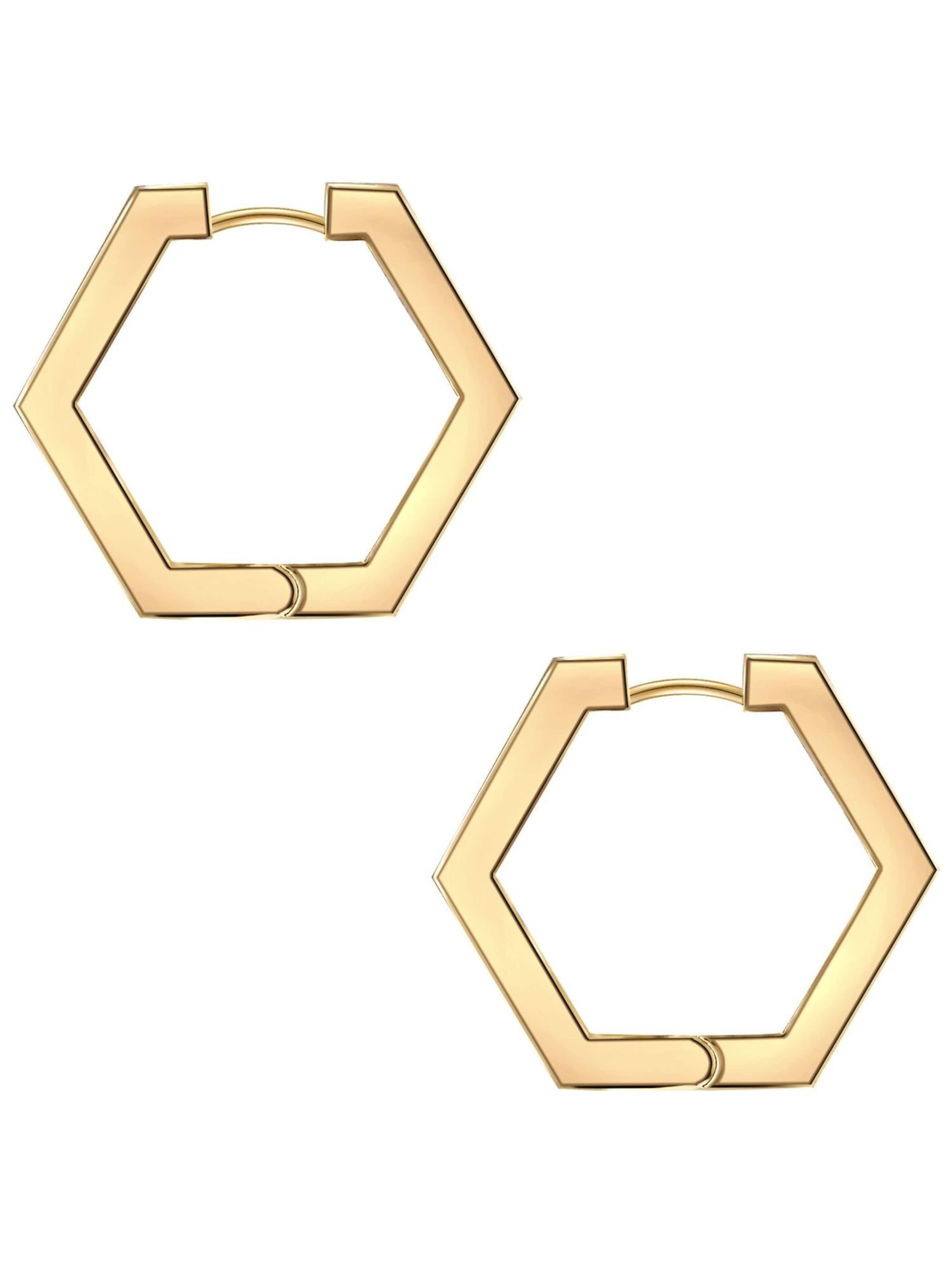 Lulu & Jane Earrings in Gold: front