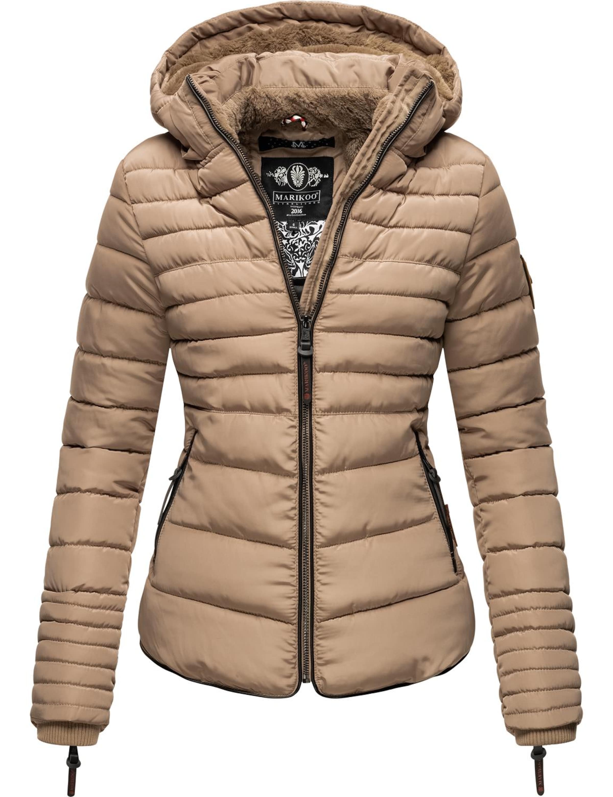 MARIKOO Talvejope 'Amber', värv beež: eest vaates