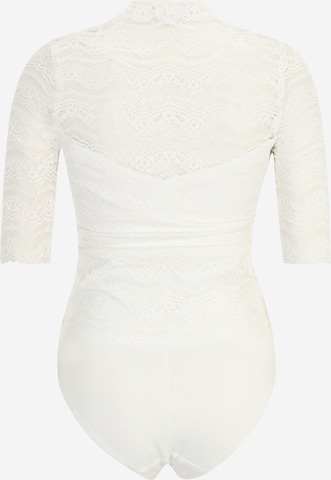 MARJO Shirt Bodysuit 'Gina-Lotta' in White