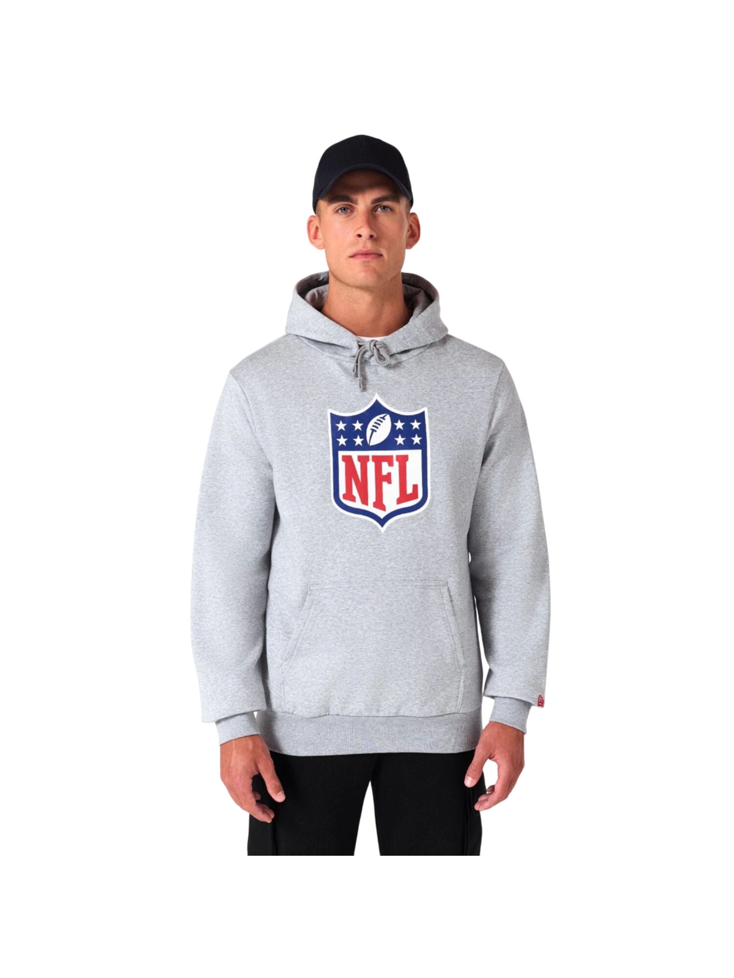 NEW ERA Sweatshirt 'NFL Logo' in Grey: front