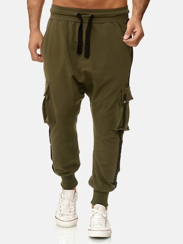 Pantaloni '19618' di Tazzio in verde: frontale