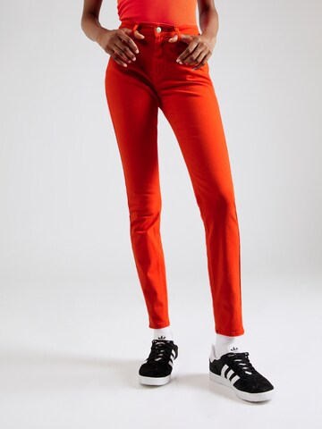 ONLY Skinny Jeans 'BLUSH' in Rood: voorkant