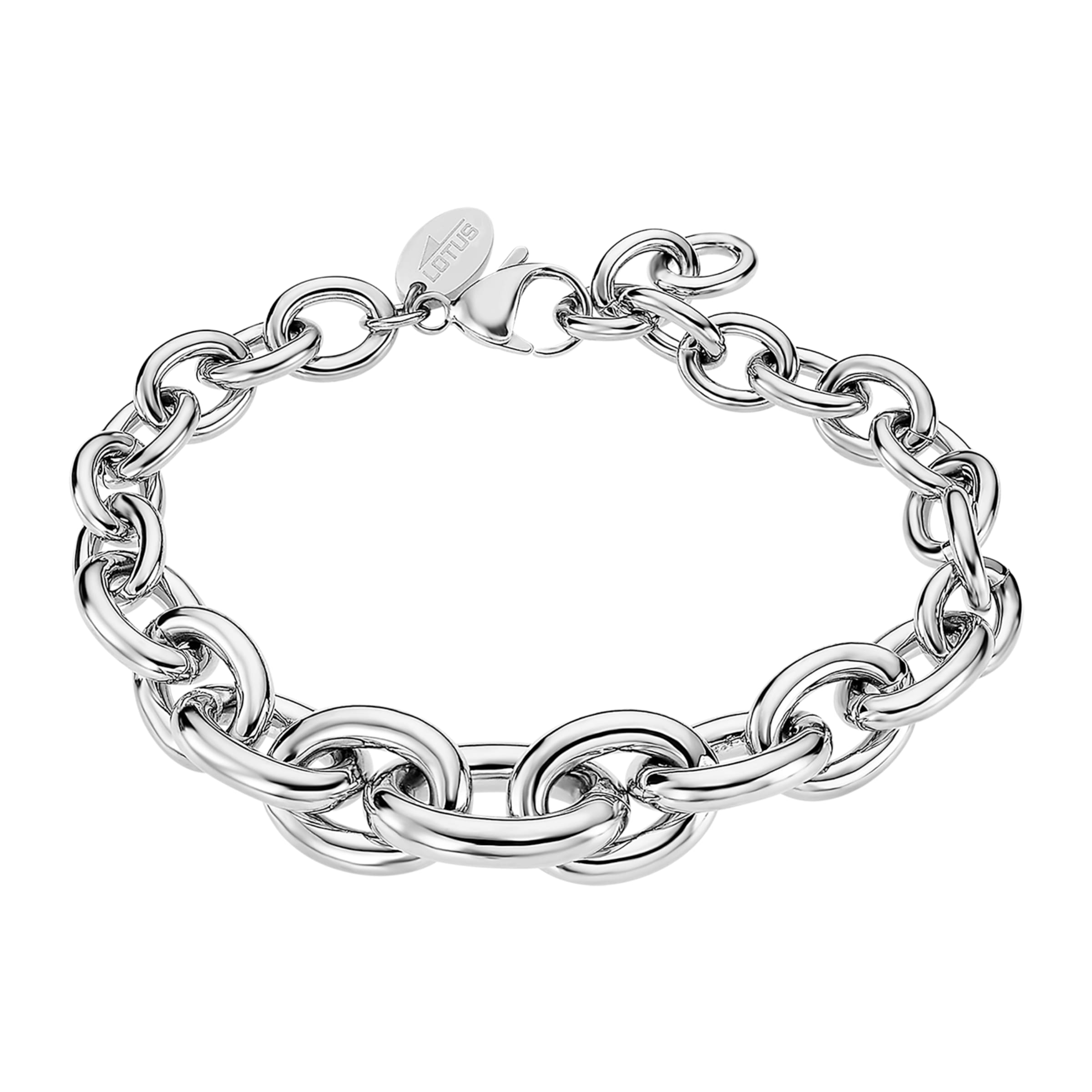 Lotus Armband in Silber: Vorderseite