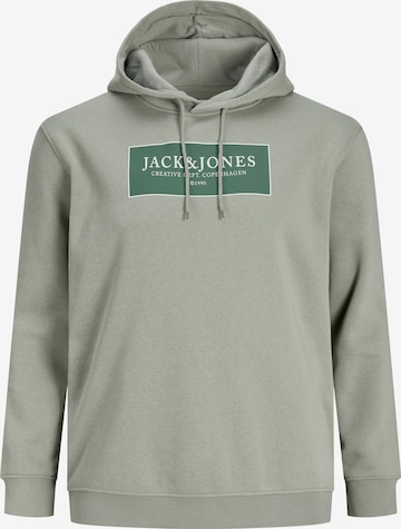 Jack & Jones Plus Collegepaita 'JORGREENE' värissä vihreä: etupuoli