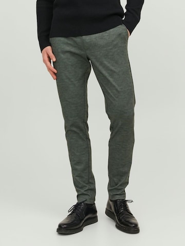 JACK & JONES Slimfit Chinohose in Grün: predná strana