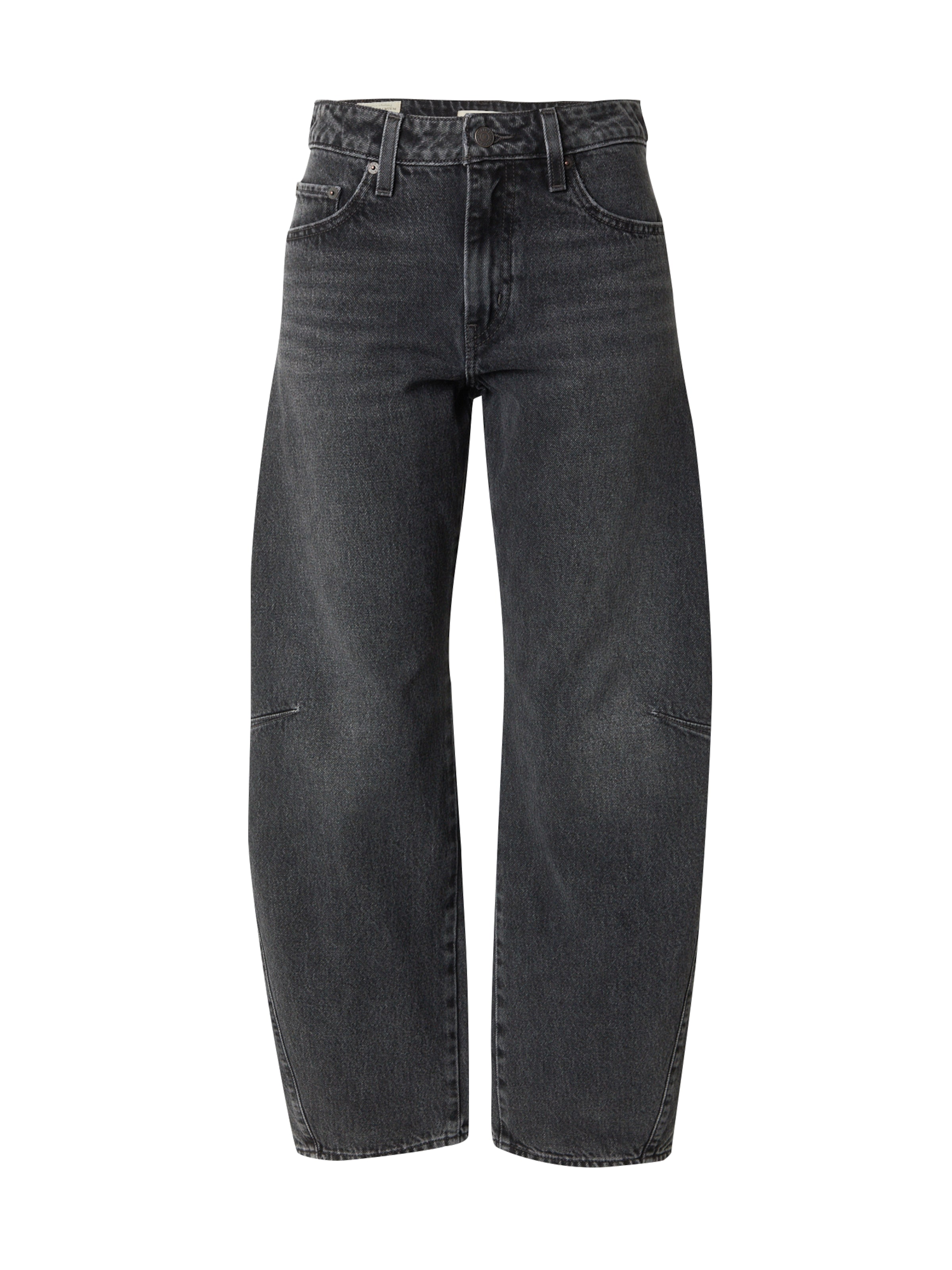 LEVI'S ® Baggy Jeans 'Baggy Dad Barrel' in Zwart: voorkant