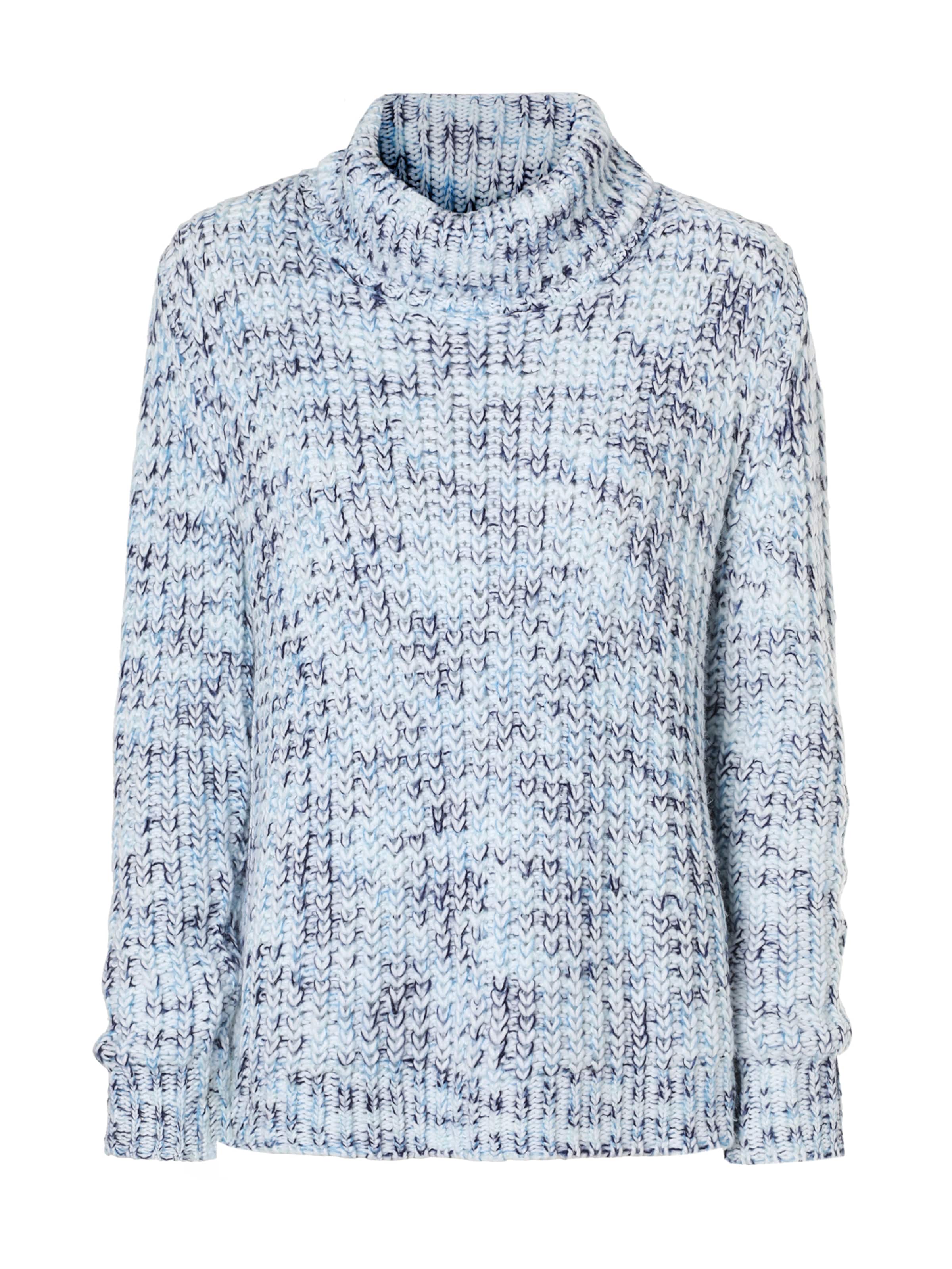 TATUUM Pullover 'Spinolo' in L in blaumeliert / offwhite, Produktansicht