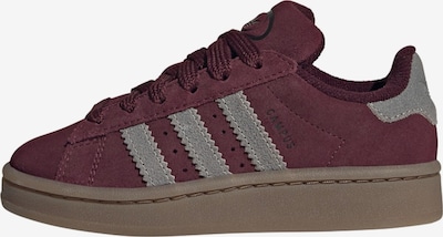 28 dydžio Sportbačiai 'Campus 00s' iš ADIDAS ORIGINALS, spalva – pilka / vyno raudona spalva, Prekių apžvalga