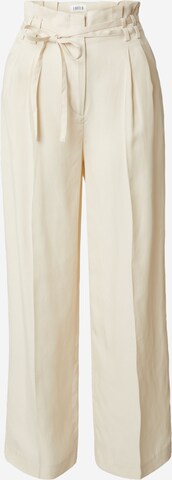 EDITED Loosefit Broek 'Filomena' in Beige: voorkant