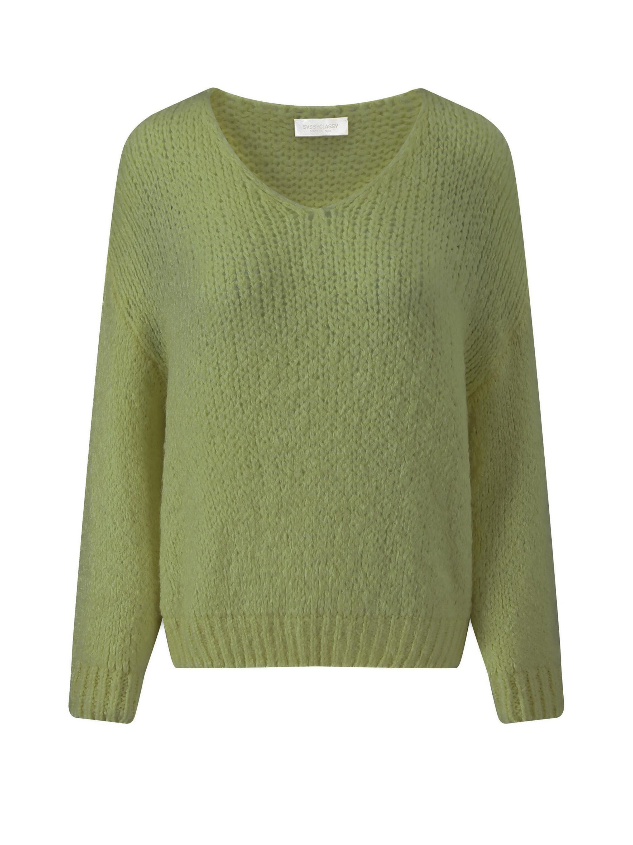 SASSYCLASSY Oversizepullover‌‌‌‌‌‌‌‌‌ in Grün: Vorderseite