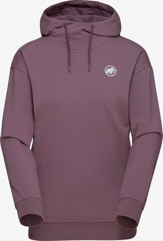 MAMMUT Sweatshirt in Lila: Vorderseite