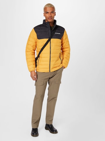 COLUMBIA Kültéri kabátok 'Powder Lite' - sárga