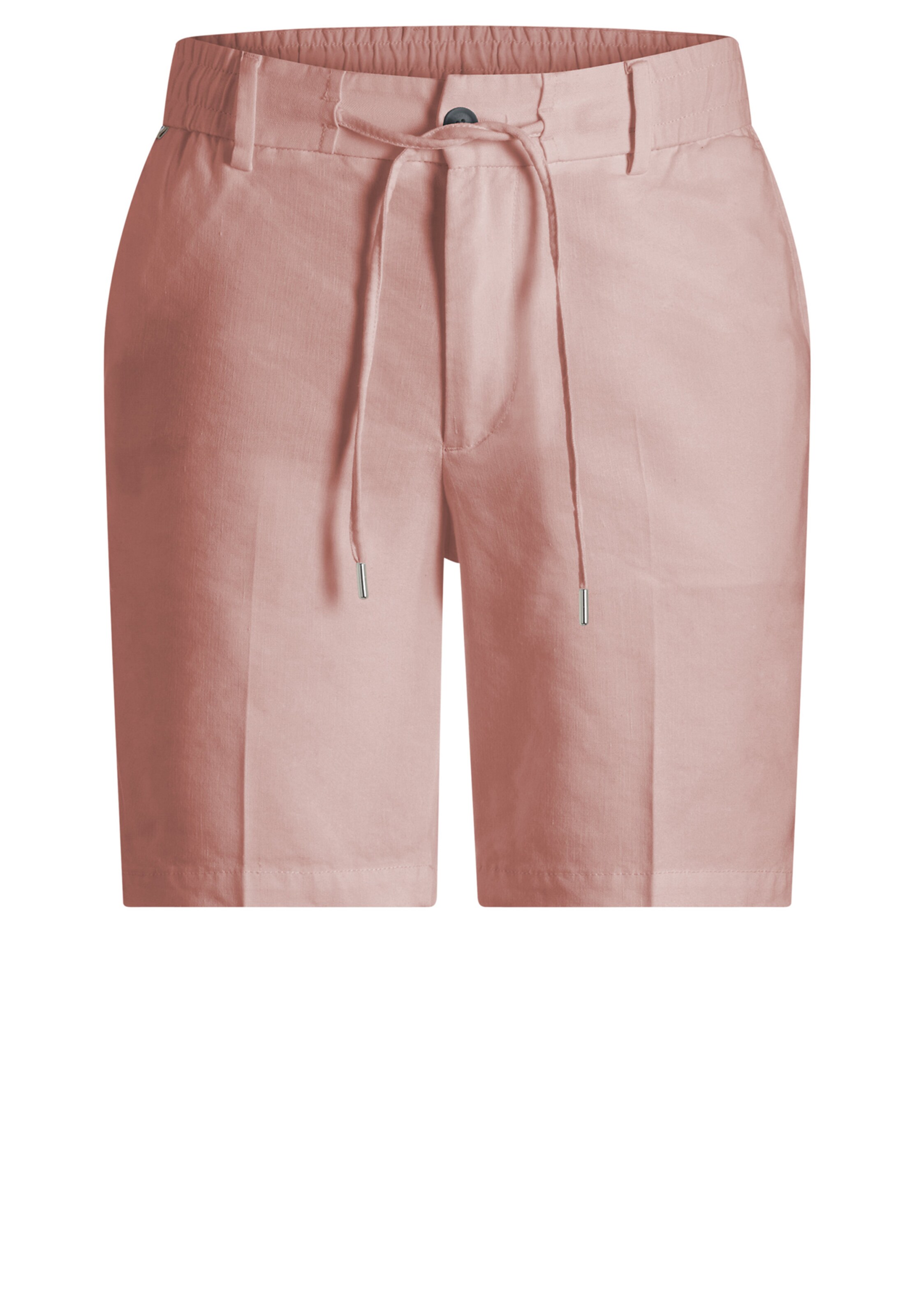 BOSS Regular Pleated Pants 'H-Kane1-RDS' in Pink: front