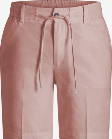 BOSS Pleated Pants 'H-Kane1-RDS' in Pink: front