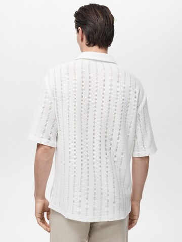 MANGO MAN Regular fit Overhemd 'MARTI' in Wit