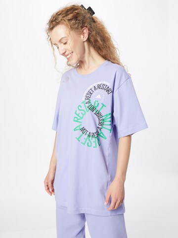 Maglia funzionale di ADIDAS BY STELLA MCCARTNEY in lilla: frontale