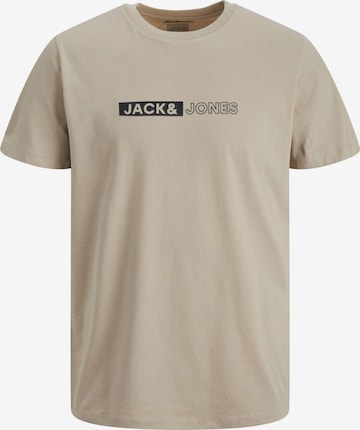 JACK & JONES T-shirt 'NEO' i beige: framsida