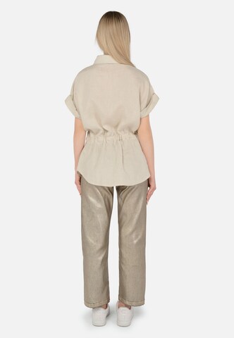 FRESHLIONS Blouse 'Zoey' in Beige