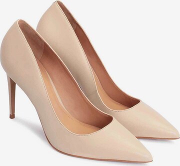 Kazar - Zapatos con plataforma en beige