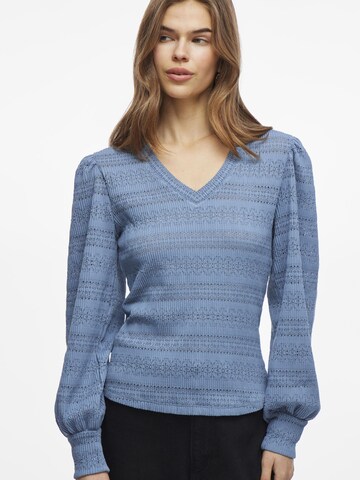 VILA Shirt in Blauw: voorkant