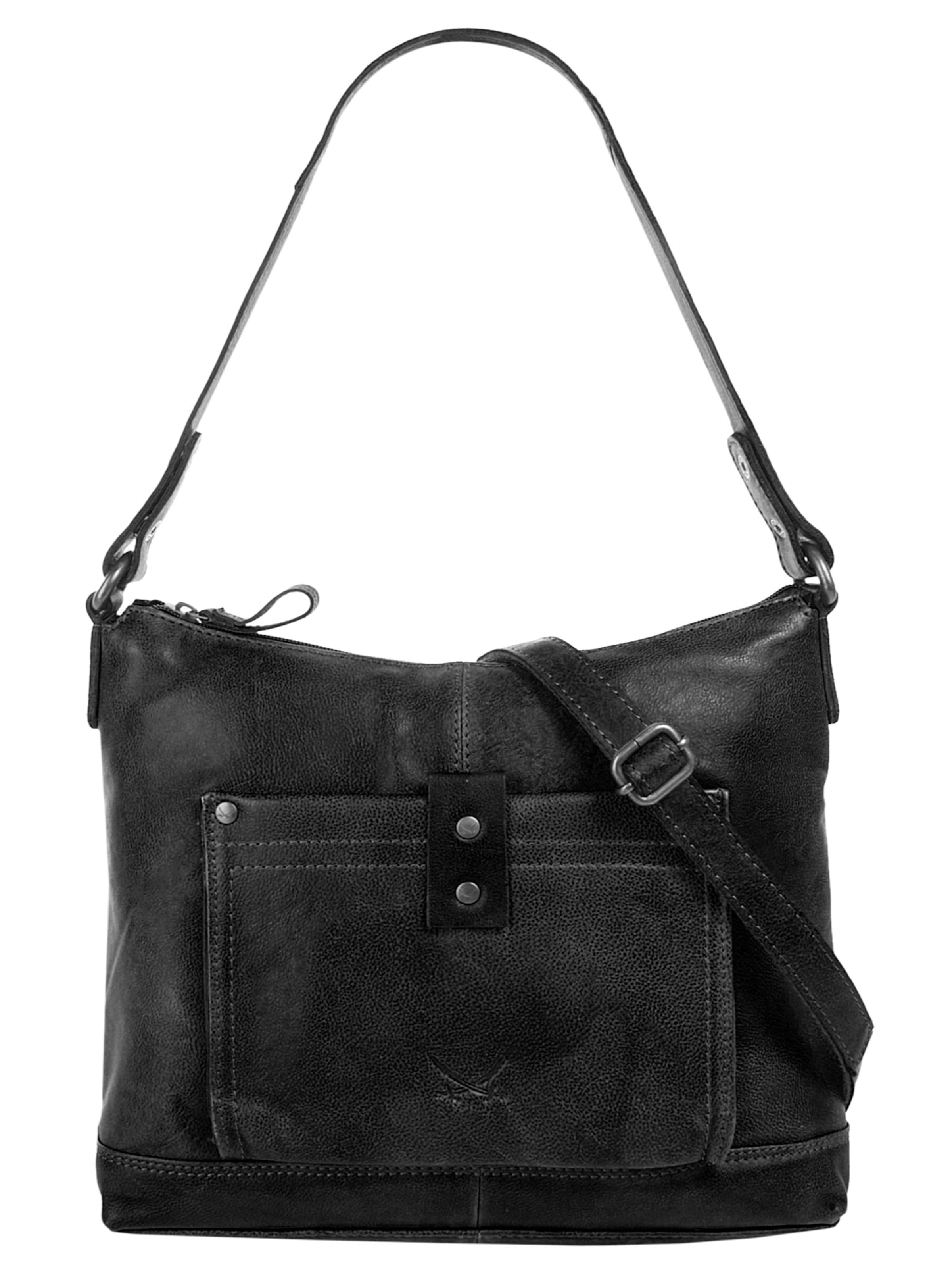 Sac à bandoulière SANSIBAR en noir : devant
