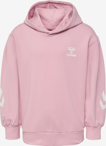 Hummel Sweatshirt 'Due' in Pink: front