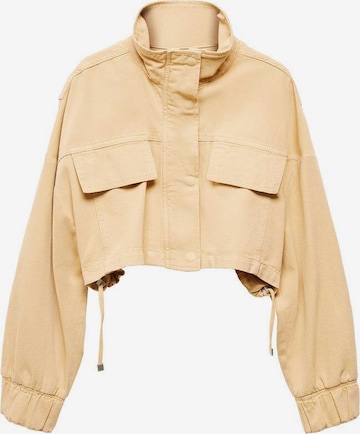 Veste mi-saison 'Danna' MANGO en beige : devant