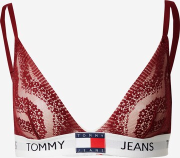 Tommy Jeans Podprsenka – červená: přední strana