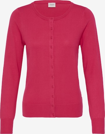 Fransa Gebreid vest 'FRZubasic' in Roze: voorkant