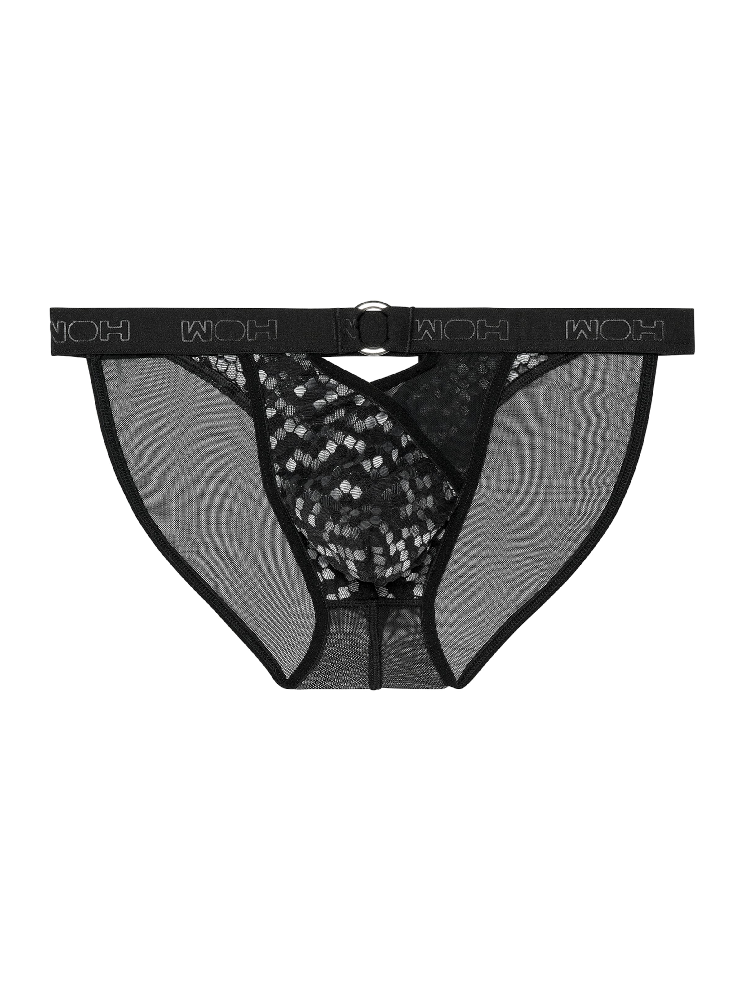 WOH Slip ' Pure Seduction ' in Zwart: voorkant