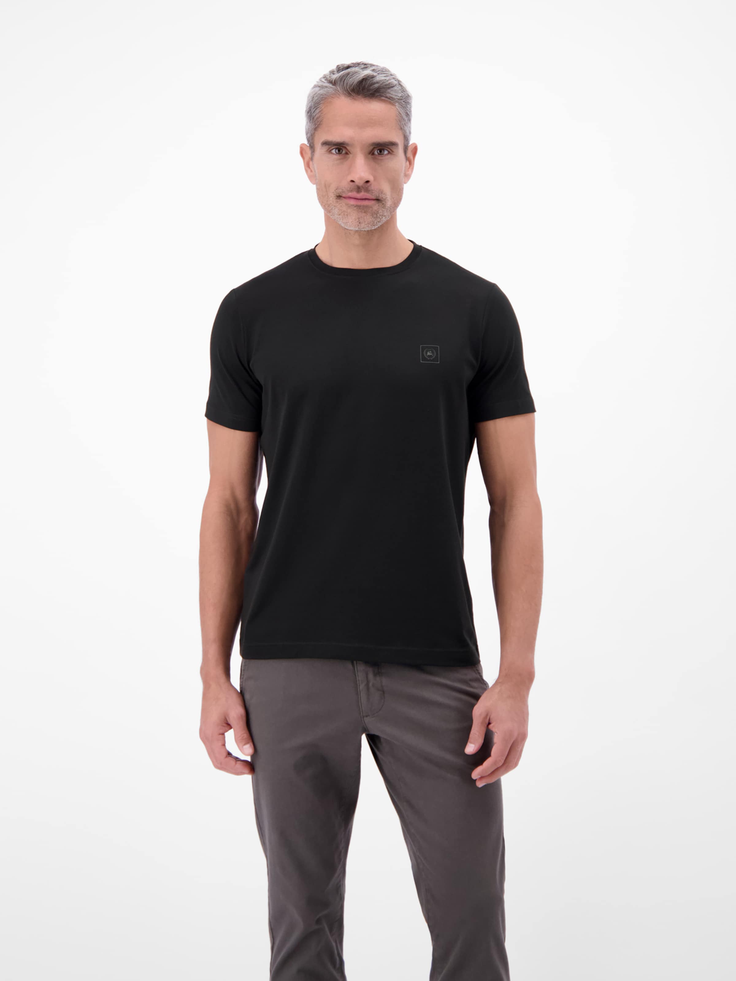 LERROS Shirt in Black: front