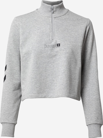 Hummel Sportief sweatshirt 'Nikka' in Grijs: voorkant