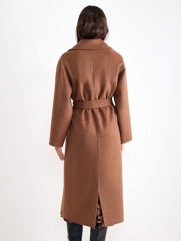 Phase Eight Between-Seasons Coat in Brown: back