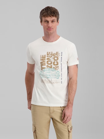 TIMEZONE Shirt 'Cuba' in White