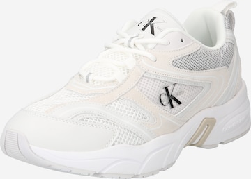 Calvin Klein Jeans - Zapatillas deportivas bajas en blanco: frente