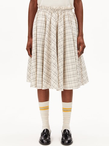 ARMEDANGELS Rok in Beige: voorkant