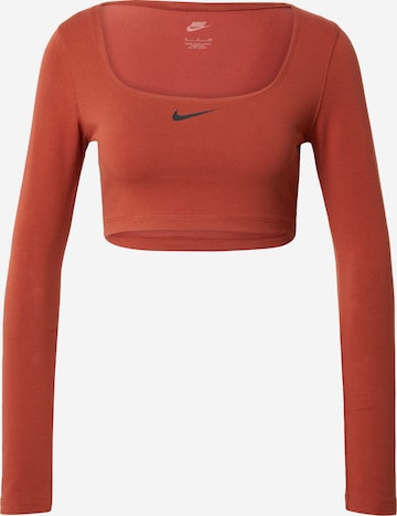 Nike Sportswear Shirt in Orange: front